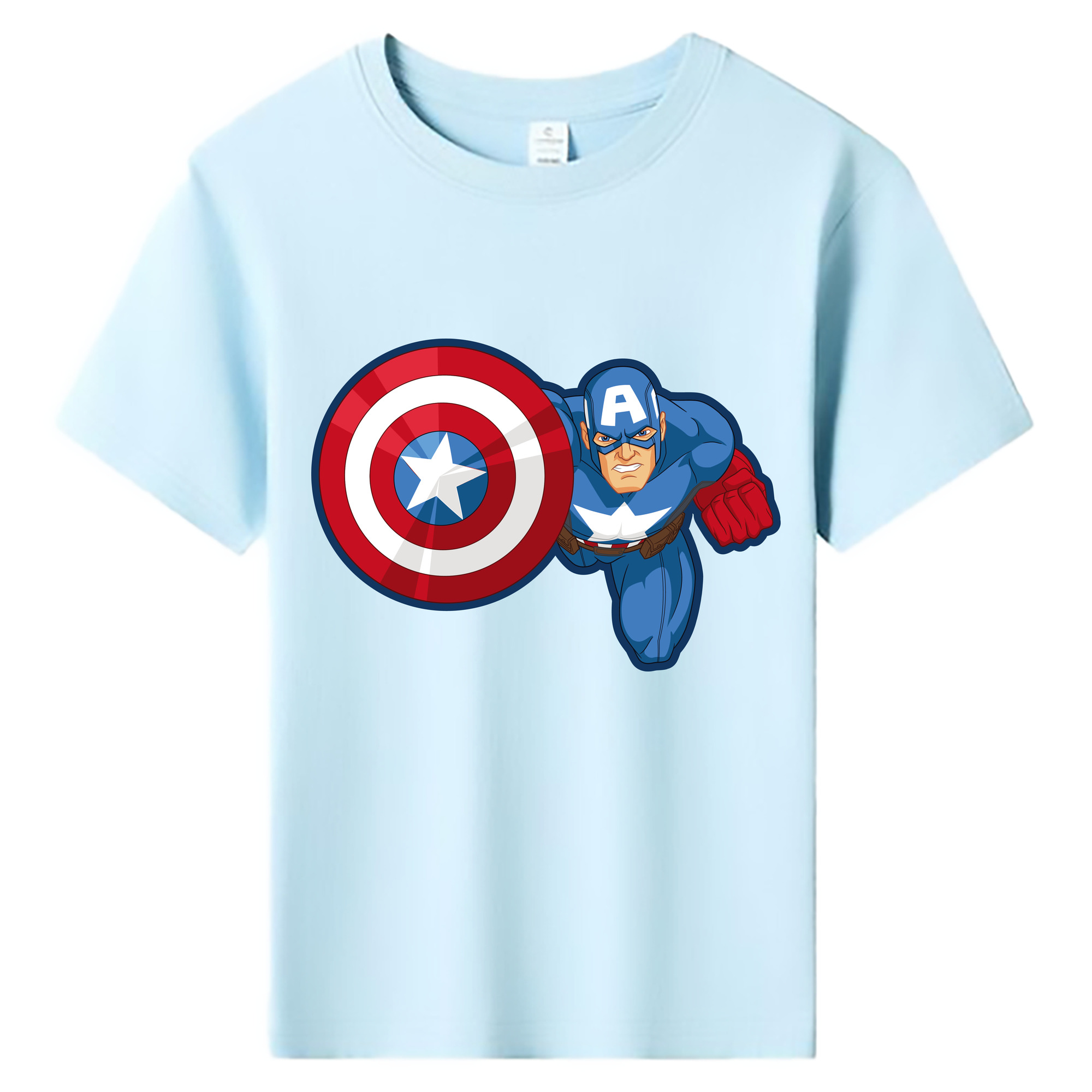 （画像用） アベンジャーズ The Avengers 綿100％キッズTシャツ（フロントプリント）